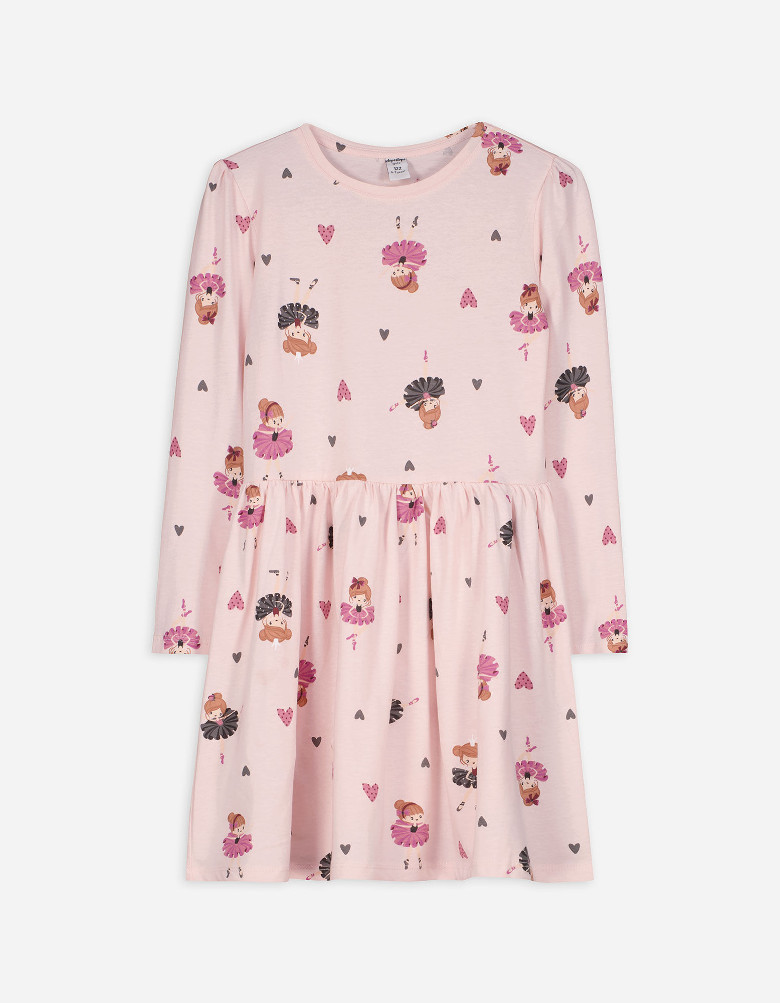 Jurk Print all over roze