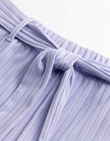 Culotte hlače - Remen na vezanje - Pink