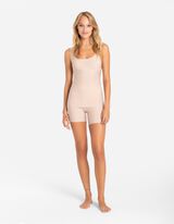 Maillot de corps - sous-vêtements qui remodèlent légèrement la silhouette - Rose