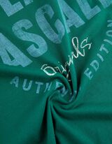 T-shirt - Tekstprint - donkergroen