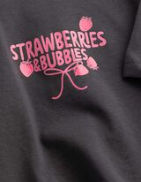 T-Shirt - R&uuml;ckenprint - dunkelgrau