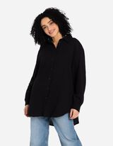 Bluza - muslin - crna