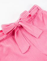 Kelnės - Suri&scaron;amas diržas - ryskiai rozinis