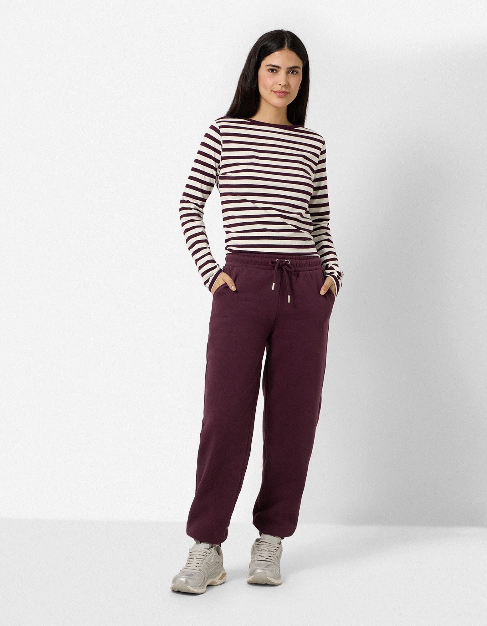 Pantalon de jogging - Coupe Relaxed Fit - mauve