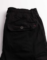 Cargohose - Knopf- und Rei&szlig;verschluss - schwarz