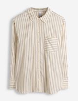 Bluse - Streifen - hellgelb