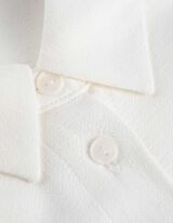 Bluza - Mje&scaron;avina lana - bijela