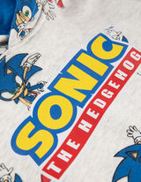 Kapucnis felső - Sonic - vilagos szurke