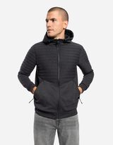 Sportinis švarkelis - Mezginys stulpeliu - tamsiai pilkas