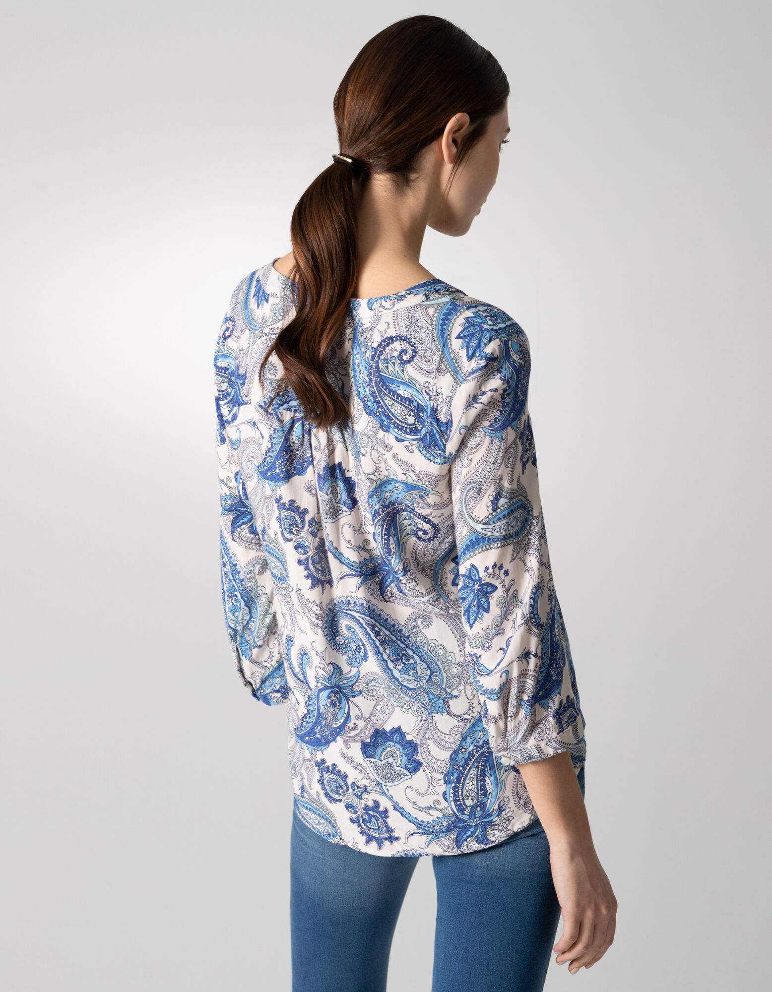 Blouse - Viscose - Beige
