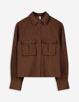 Bluse - Polyester - hellbraun