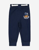 Pantaloni jogging - Imprimeu - Albastru inchis