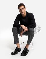 Kostiumo kelnės - Plisavimas - pilkas