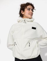 Fleecejack  - Kap - wit