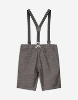 Pantaloni - Bretelle - grigio