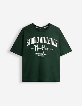 T-Shirt - Baumwolle - Khaki