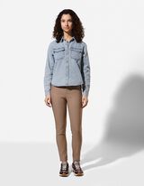 Hemdbluse - mid blue denim - blau