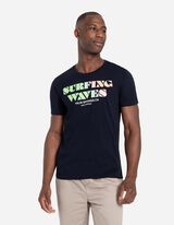 T-shirt - Stampa frontale - blu scuro