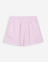 &nbsp;Set aus T-Shirt und Shorts - Stickereien - pink