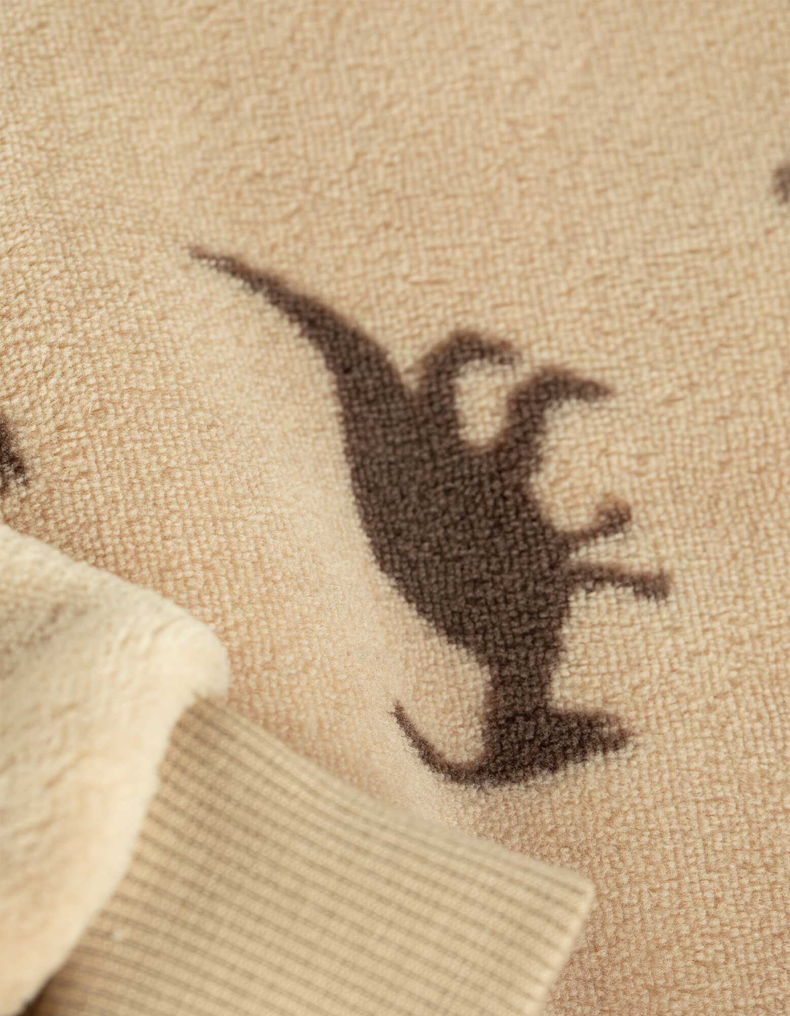 Sweatshirt - Print all-over - Beige