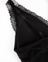 Negligé - Viscosemix - zwart