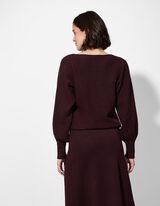 Pullover - dunkellila