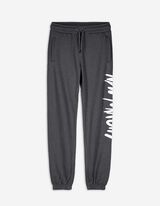 Jogginghose - Print - dunkelgrau