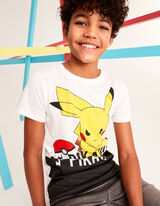 T-shirt - Pikachu - bialy