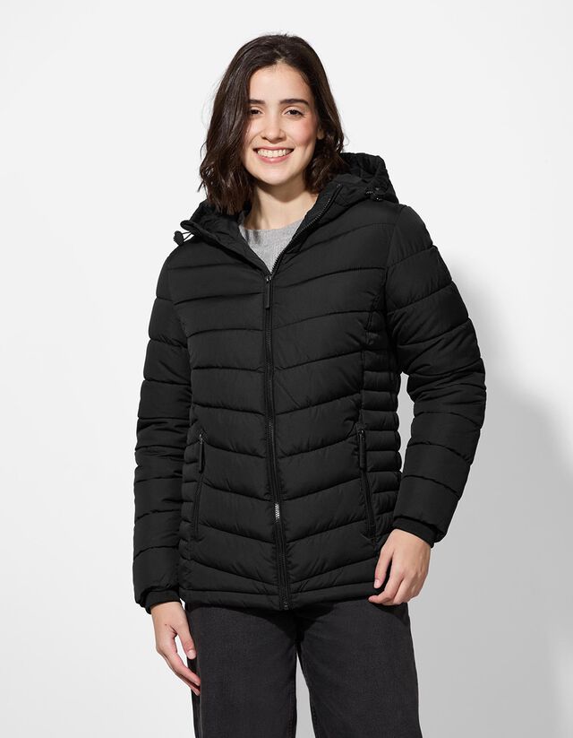 Prešívaná bunda - Vodoodpudivá - Čierna - Takko Fashion