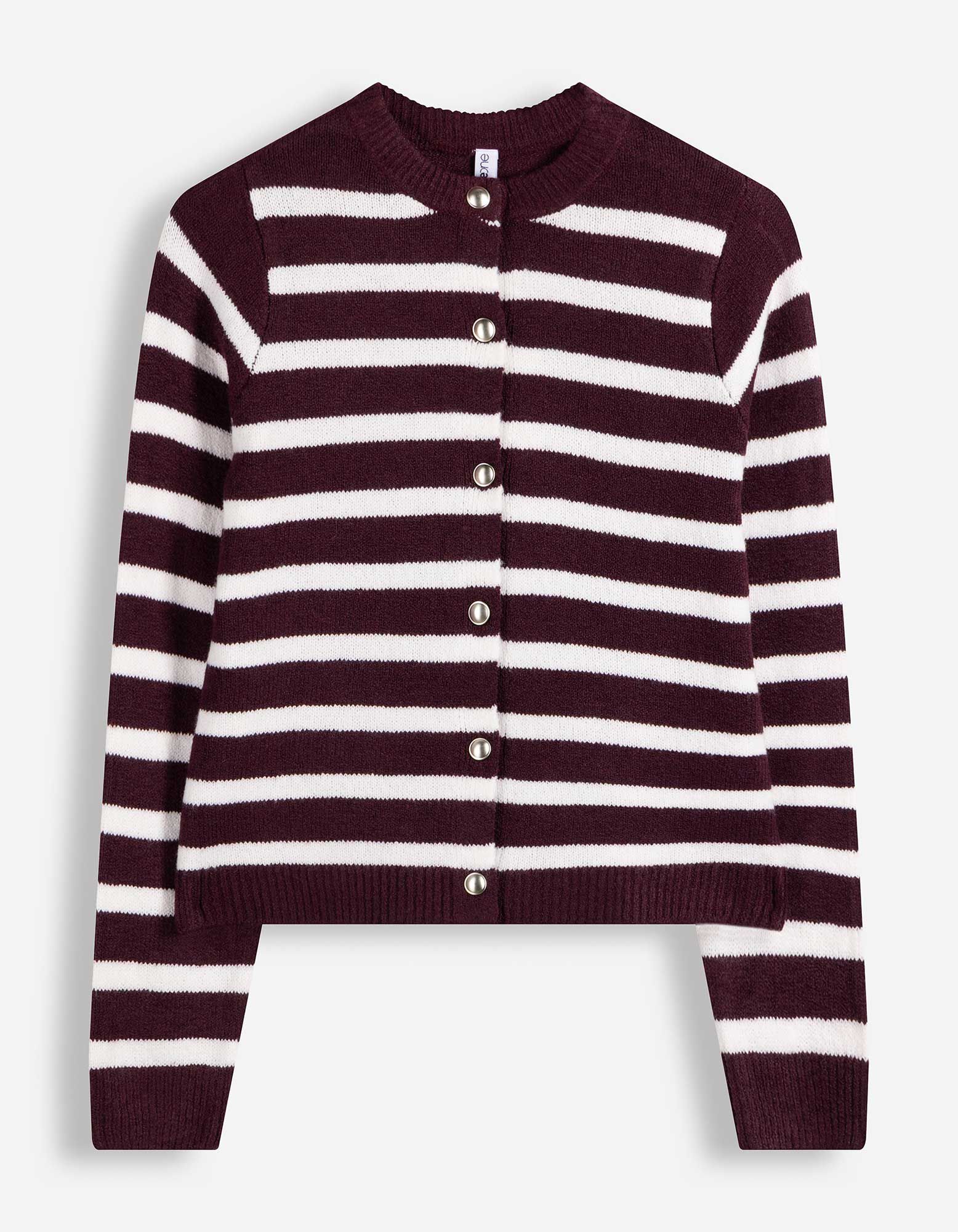 Cardigan - Knopfleiste - Lila