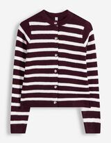Cardigan - Knopfleiste - Lila
