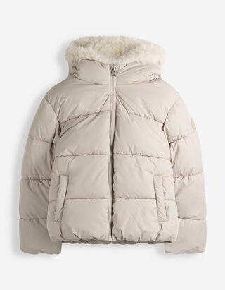 Gewatteerde jas - Waterafstotend - Beige