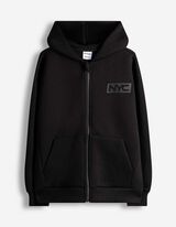 Sweatvest - Duiken - zwart