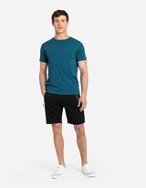 T-shirt - Basis - turkoois