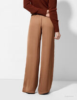 Hose - Weites Bein - hellbraun