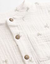 Hemd - Musselin - wei&szlig;