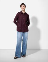 Halenka - Náprsní kapsa - tm. lila