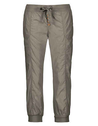 Damen 7/8 Hose mit Knopfleiste