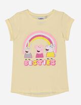 Majica kratkih rukava - Peppa Pig - svijetlo zuta
