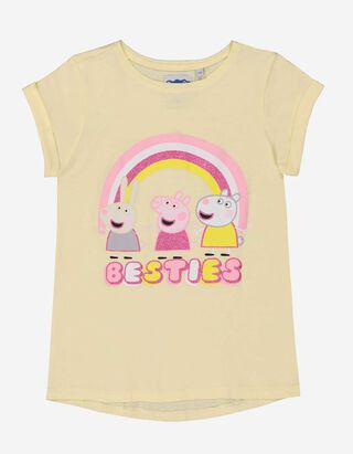 T-shirt - Peppa Pig - lichtgeel