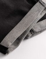 Jeansshorts - black denim - schwarz