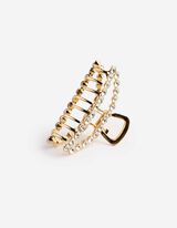 Haarspeld - Strass - goud