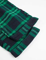 Pyjama set van sweatshirt en broek - Knoopsluiting - donkerblauw