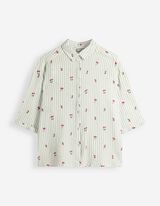 Bluse - Dreiviertel&auml;rmel - gr&uuml;n