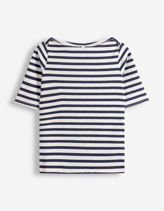 T-shirt - Righe - blu scuro