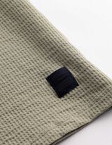 T-shirt - Seersucker - taupe