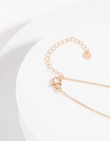 Naszyjnik - ozdobne kamyki - zloty