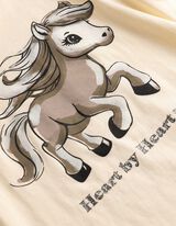 T-shirt - Impression avant - Beige