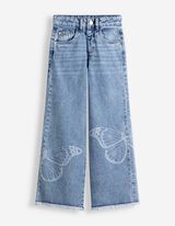 Jeans - Weites Bein - blau