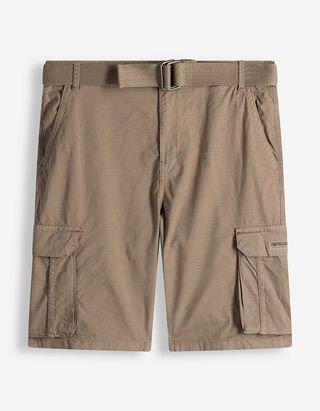 Pantaloncini cargo - Ripstop - beige